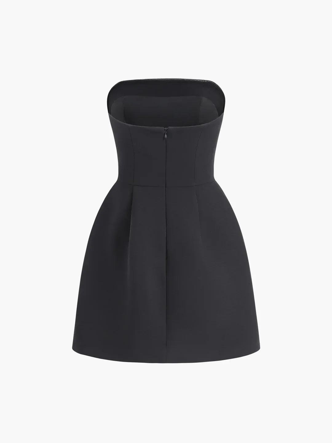 Always Elegant Solid Colour Tube Mini Dress