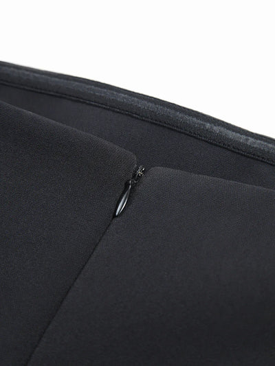 Always Elegant Solid Colour Tube Mini Dress