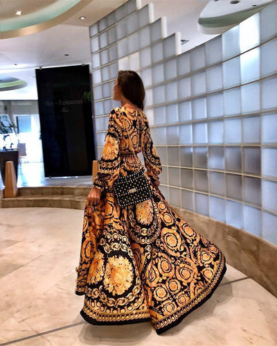 Valentina - Boho Printed Dress