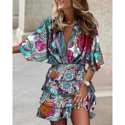 Francesca - Stylish Print Dress