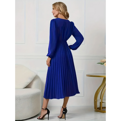 Aika - Pleated Elegance Dress