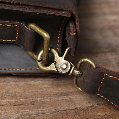 Jordan - Leather Courier Backpack