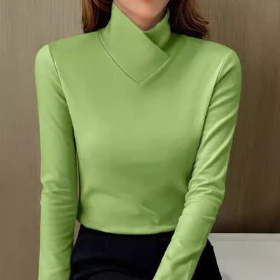 Stacy - Elegant turtleneck with high collar