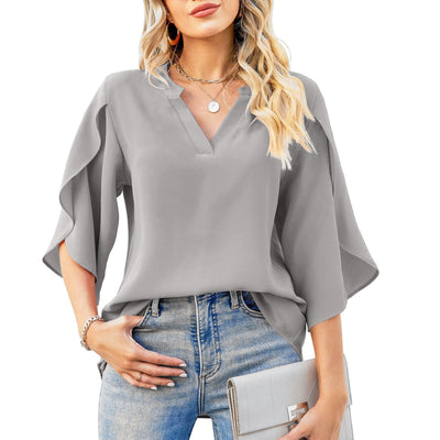 Leni | Elegant V-Neck Top