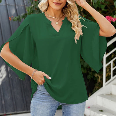 Leni | Elegant V-Neck Top