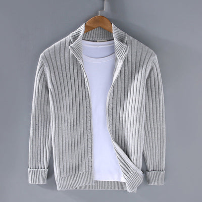 Jacob - Ribbed Zip Pullover Sweater