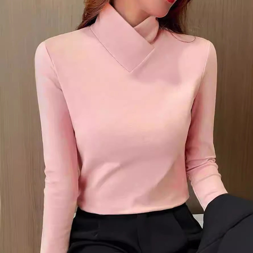 Stacy - Elegant turtleneck with high collar