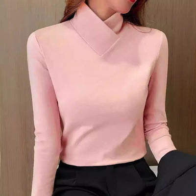 Stacy - Elegant turtleneck with high collar