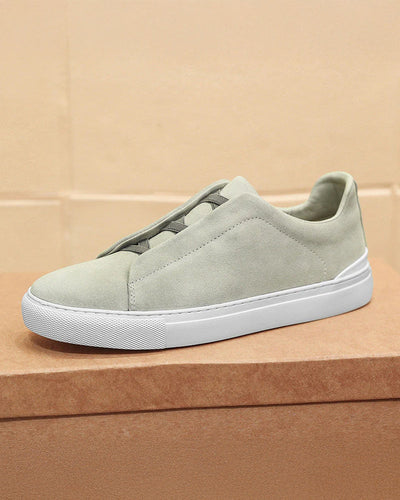 Larkin - Suede Lace-Up Sneakers