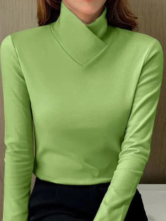 Stacy - Elegant turtleneck with high collar