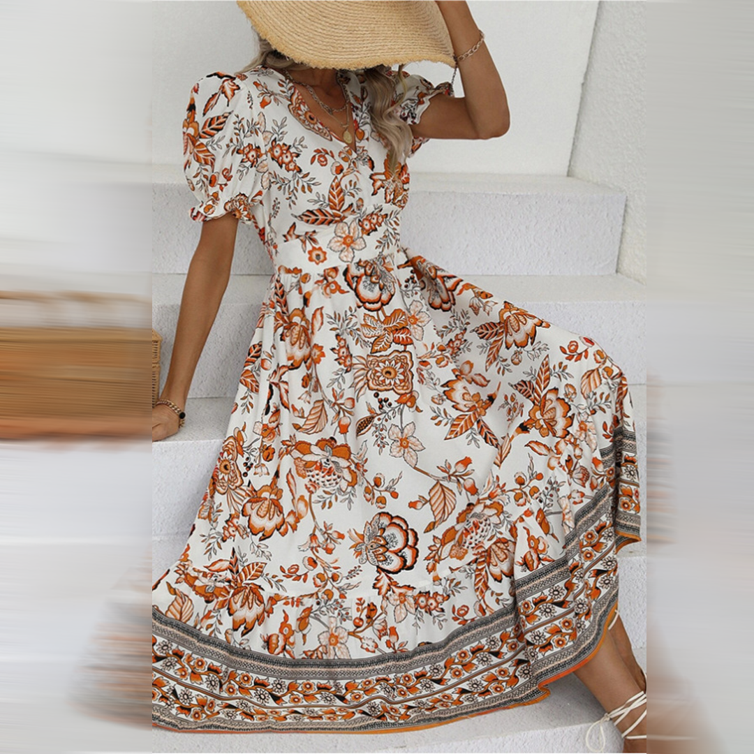 Adella - Floral Serenity Dress