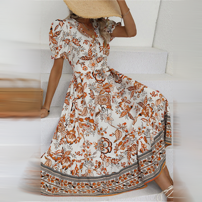 Adella - Floral Serenity Dress