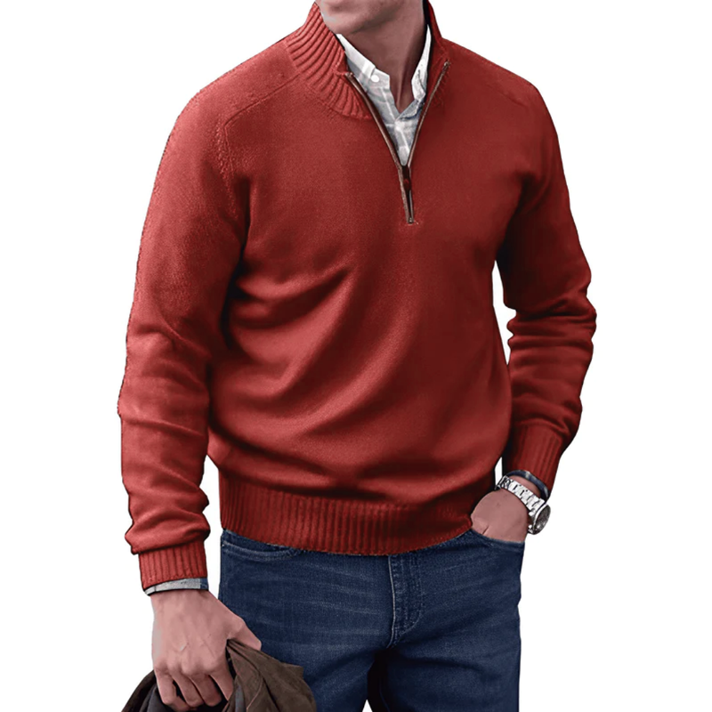 Noah - Cashmere Zip-Up Sweater