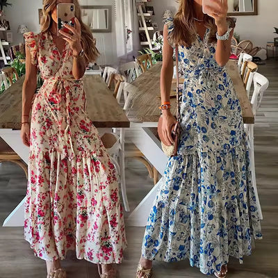Dahlia - Floral Maxi Dress