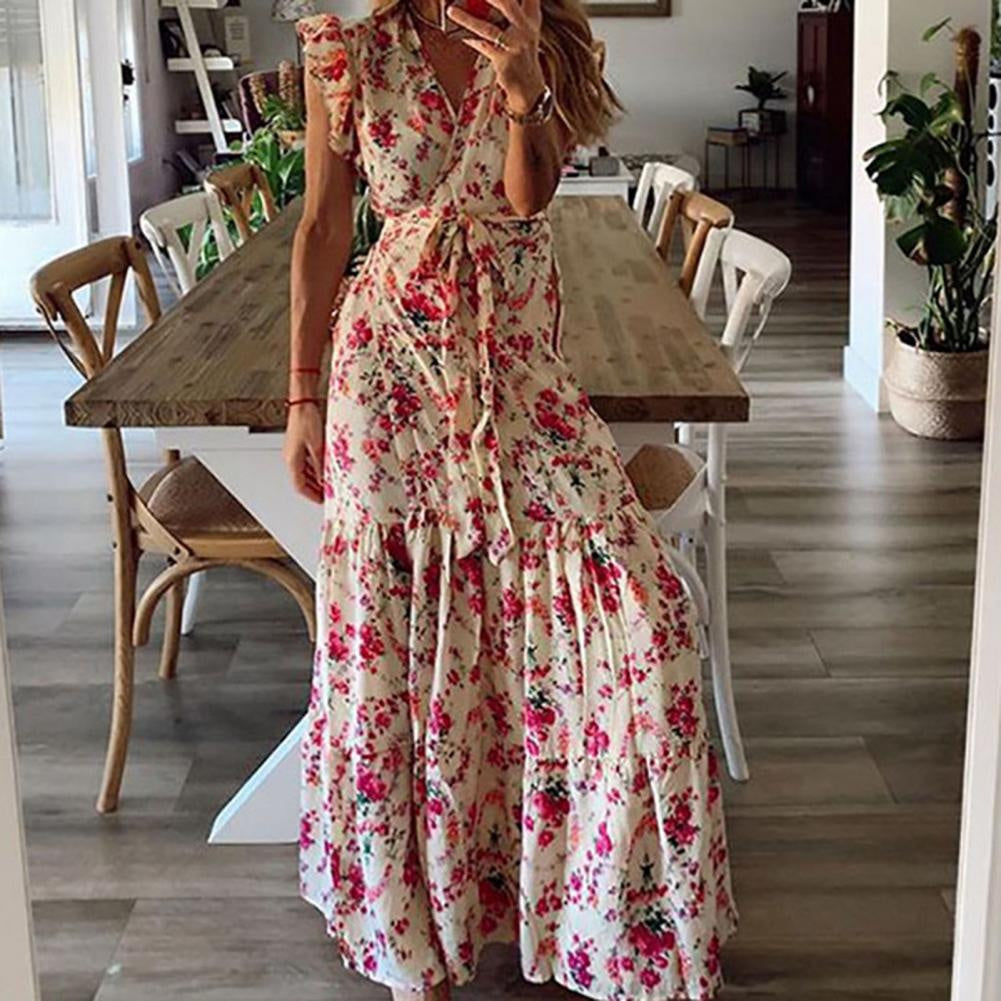 Dahlia - Floral Maxi Dress