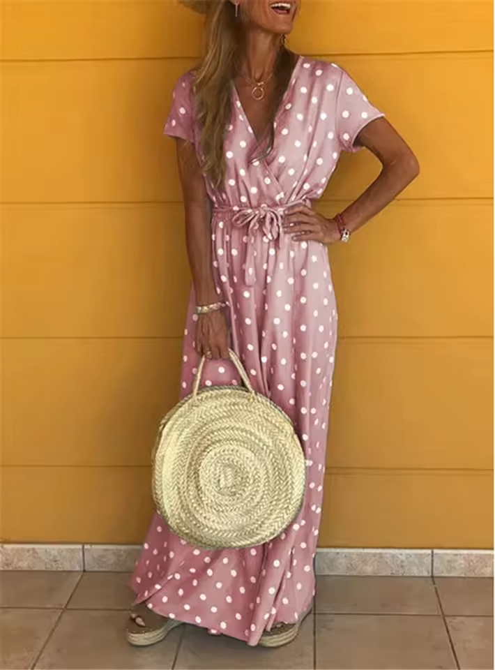 Noemi - Polka Dot Wrap Dress