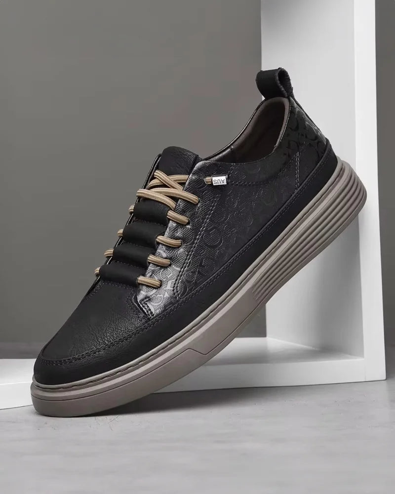 Arden - No-tie Leather Sneakers