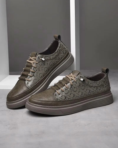 Arden - No-tie Leather Sneakers