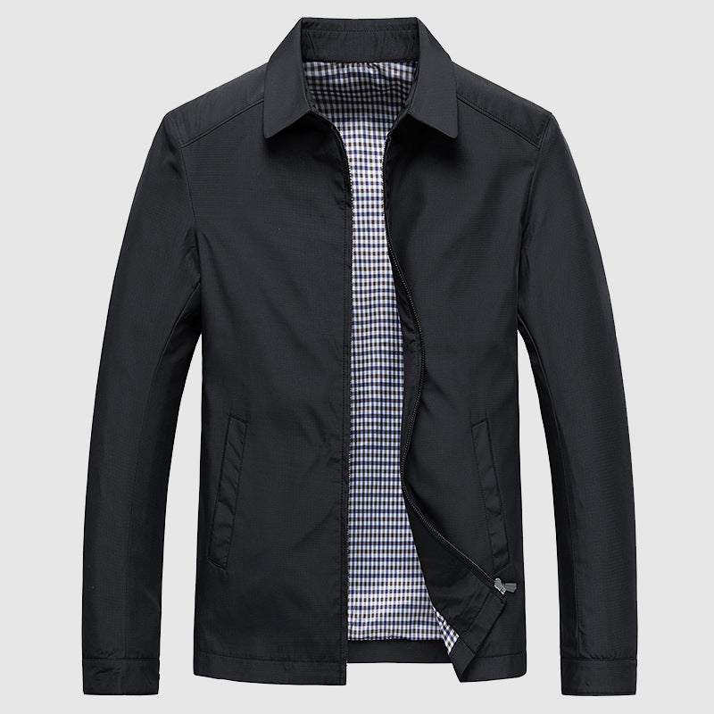 Sean- Solid Color Loose Lapel Jacket