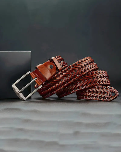 Woven Leather Belt