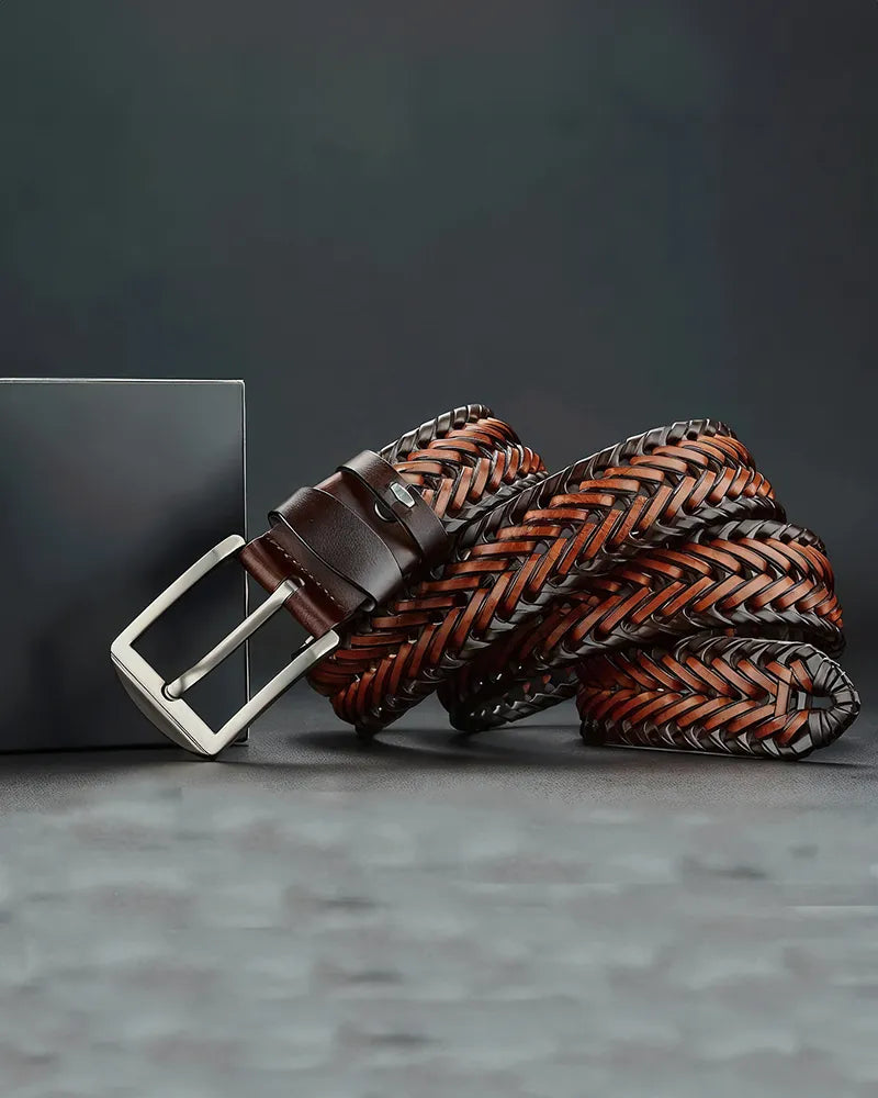 Woven Leather Belt