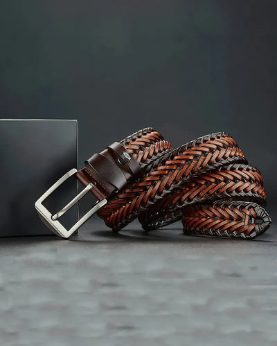 Woven Leather Belt