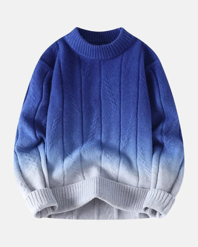 Cascade Ombré Crewneck