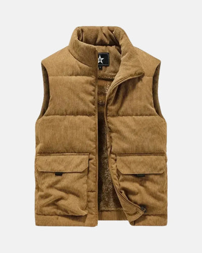Rafael Soft Velour Corduroy Vest