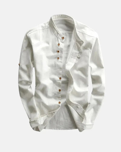 Kenji - Casual Stand Collar Shirt