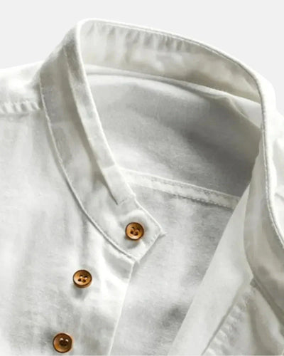 Kenji - Casual Stand Collar Shirt