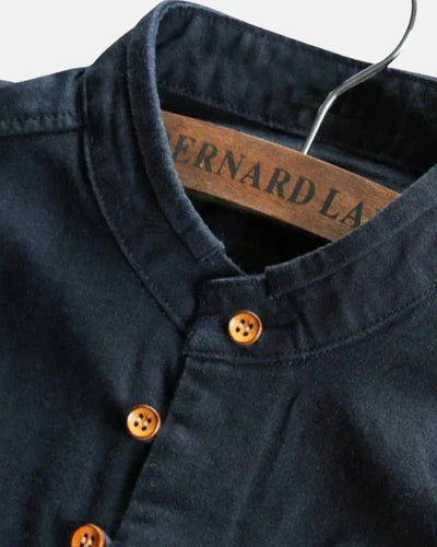 Kenji - Casual Stand Collar Shirt