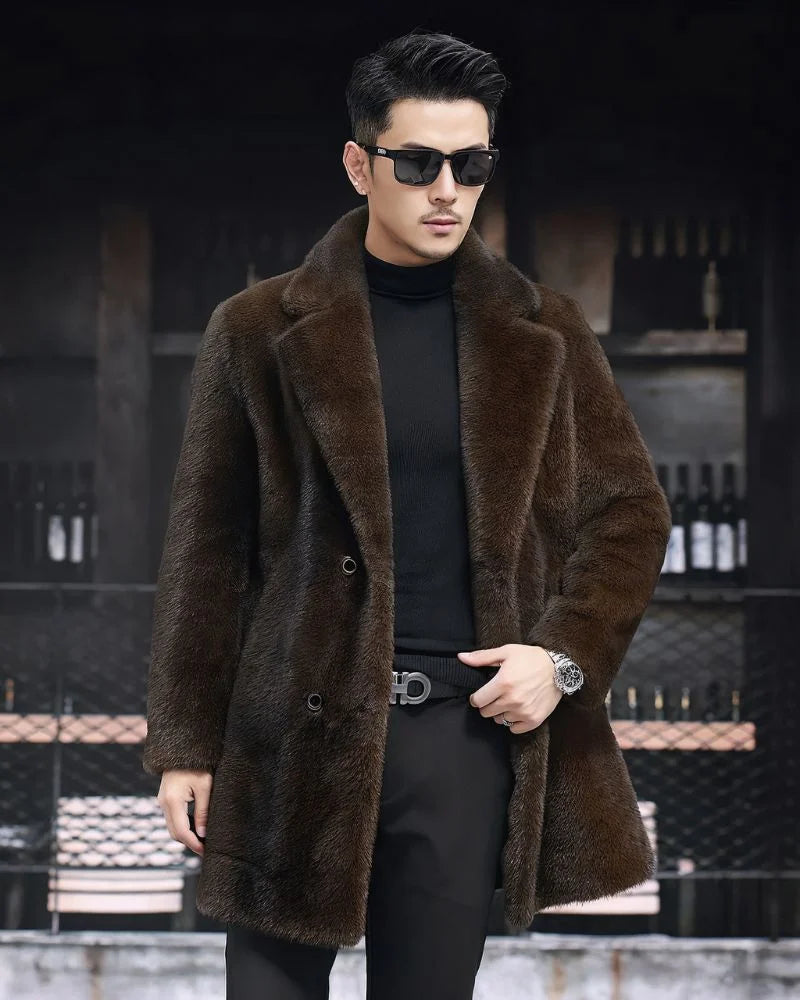 Ron - Soft Fur Warm Coat