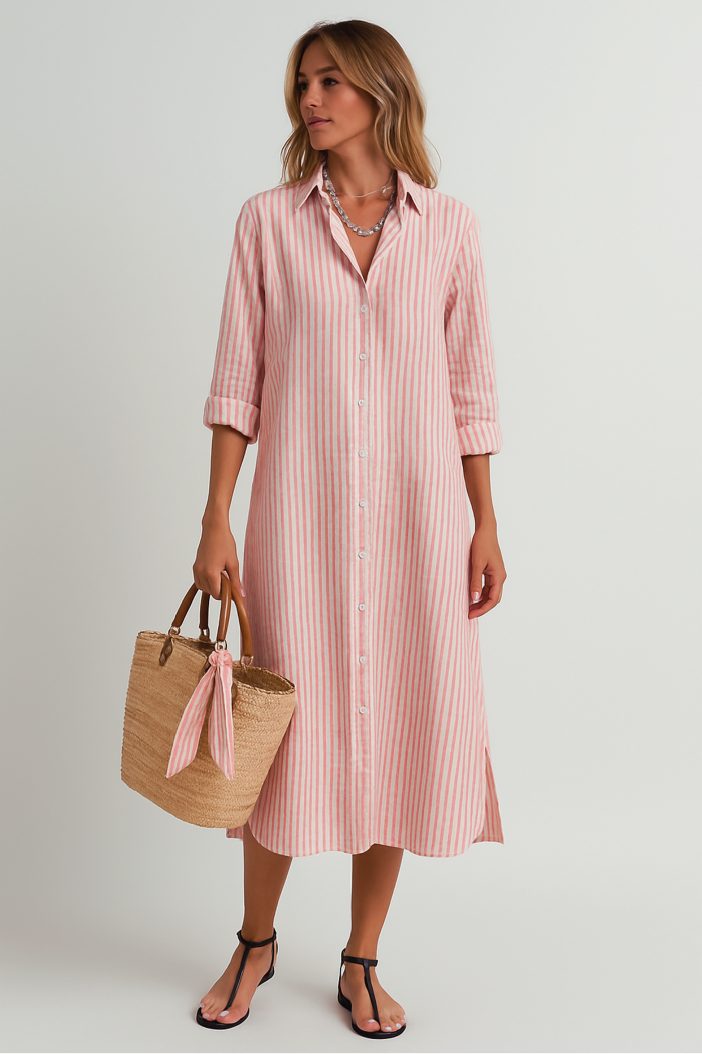 Zara | Rose Bay Stripe Shirt Dress