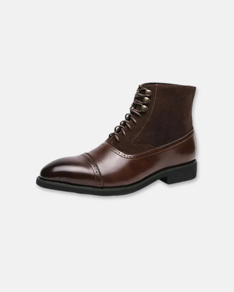 Barrett - Lace-Up Leather Booties