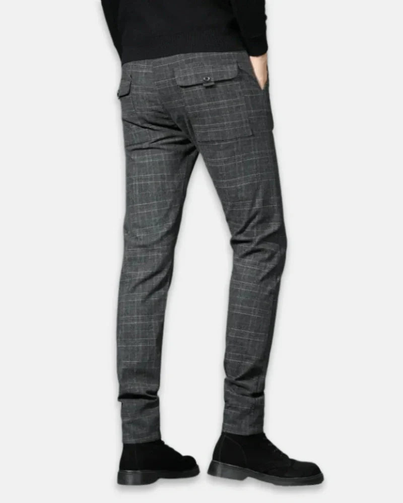 Joss - Plaid Business Trousers