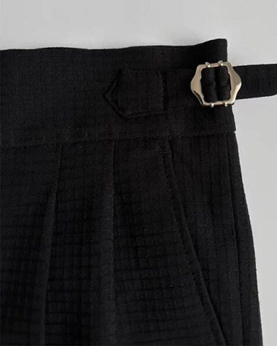 Astin - Waffle High Waist Trousers