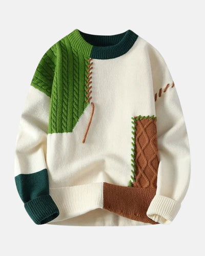 Cormac- Colorblock Pullover Sweater