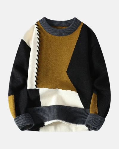 Cormac- Colorblock Pullover Sweater