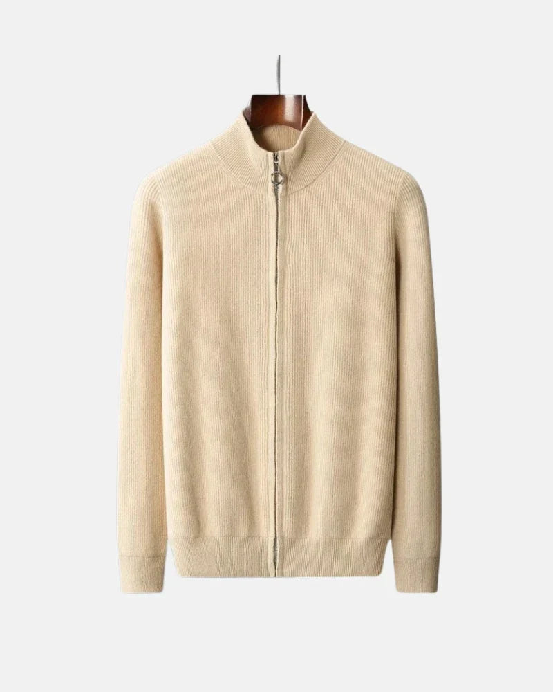 Rayne - Cashmere Zip-Up Sweater