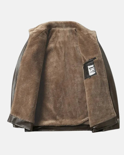 Wilder - Fur PU Leather Jacket