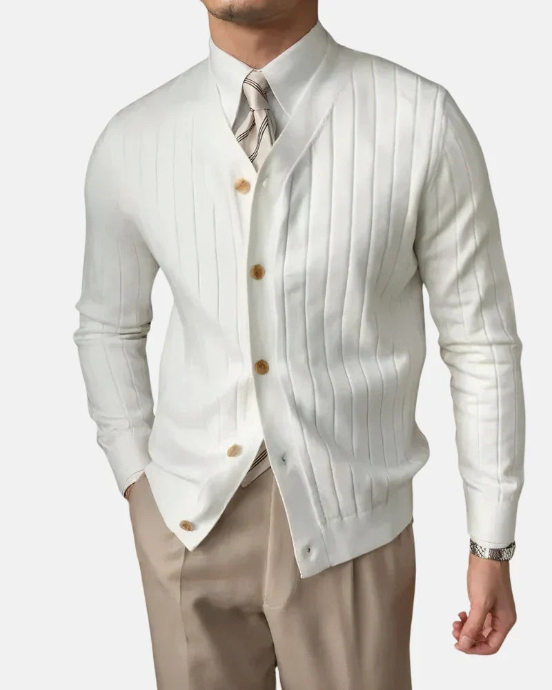 Shelton - Knit Ribbed Cardigan