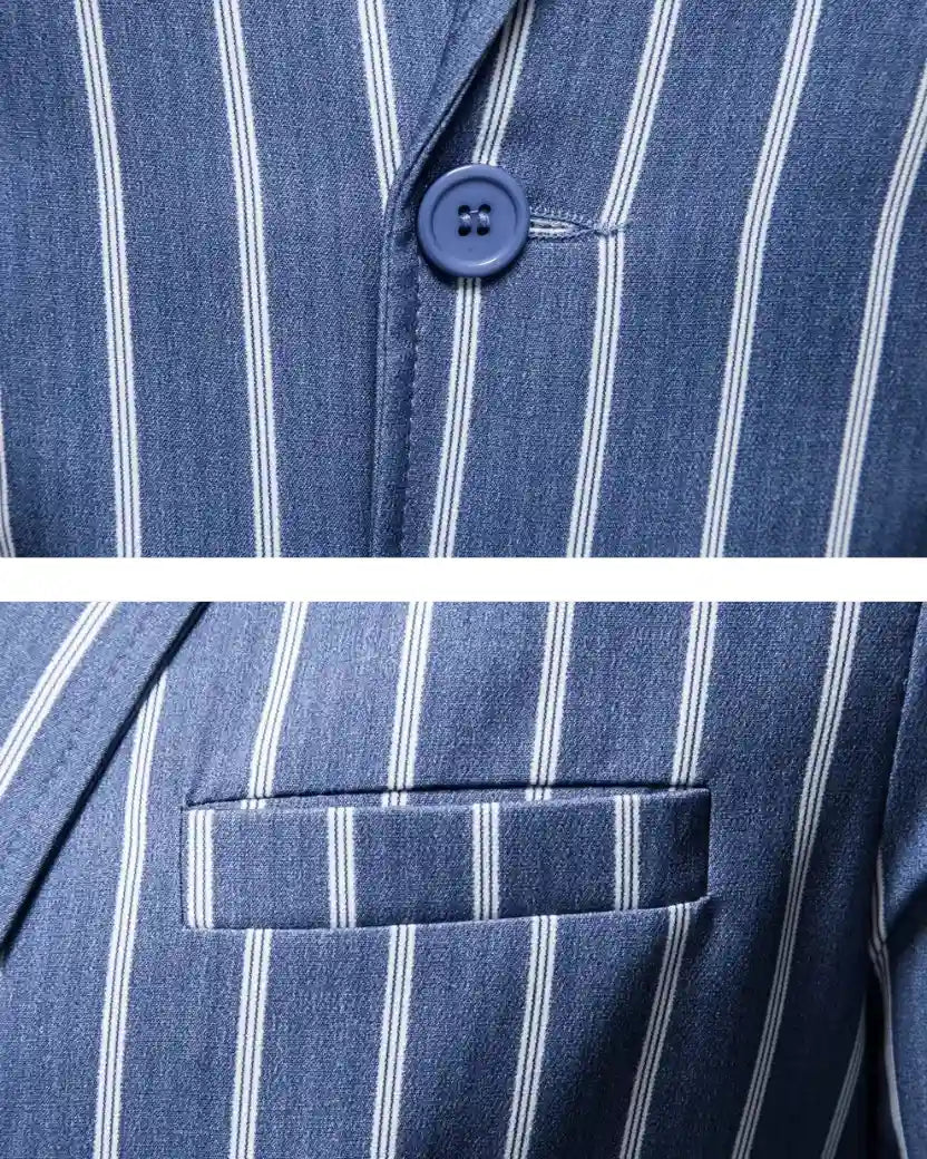 Executive Striped Blazer