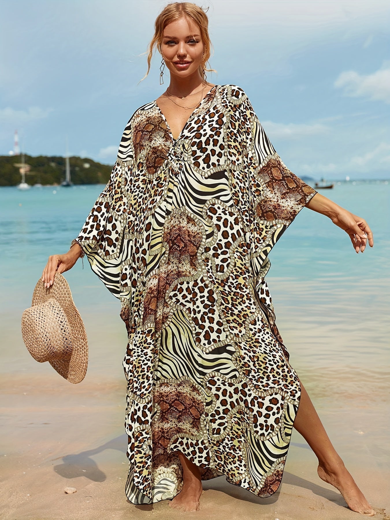 Amara - Wild Safari Beach Dress