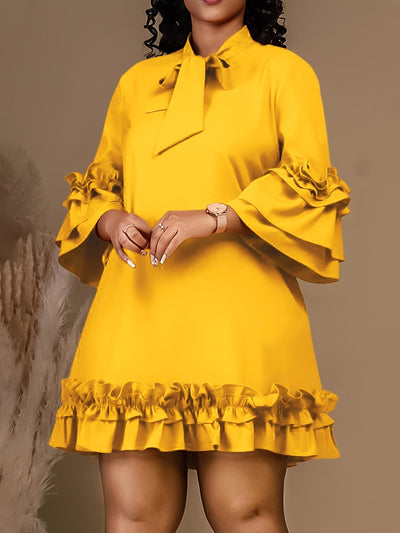 Valeria - Bold Ruffled Dress