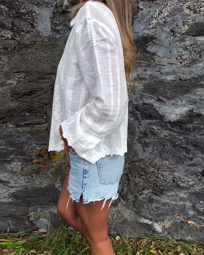 Kathlyn | Button-Up Polo Shirt