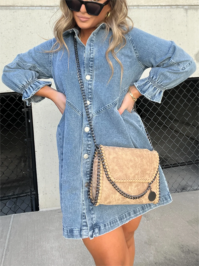 Eliana - Casual Denim Dress