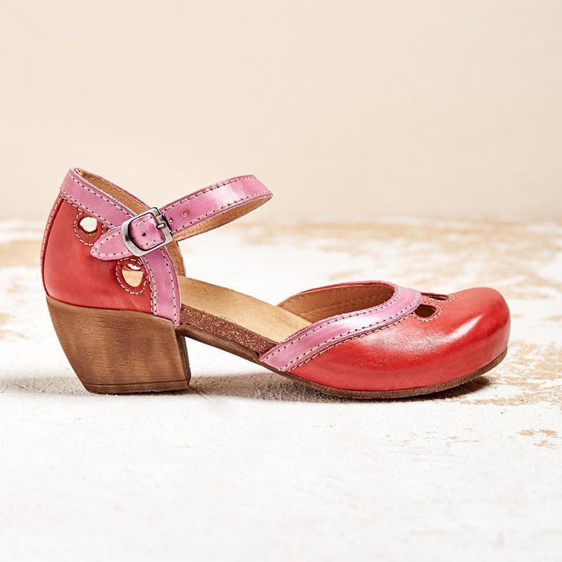 Amalia - Orthopaedic sandals with low heel