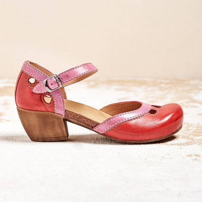 Amalia - Orthopaedic sandals with low heel