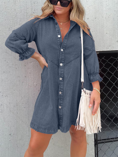 Eliana - Casual Denim Dress