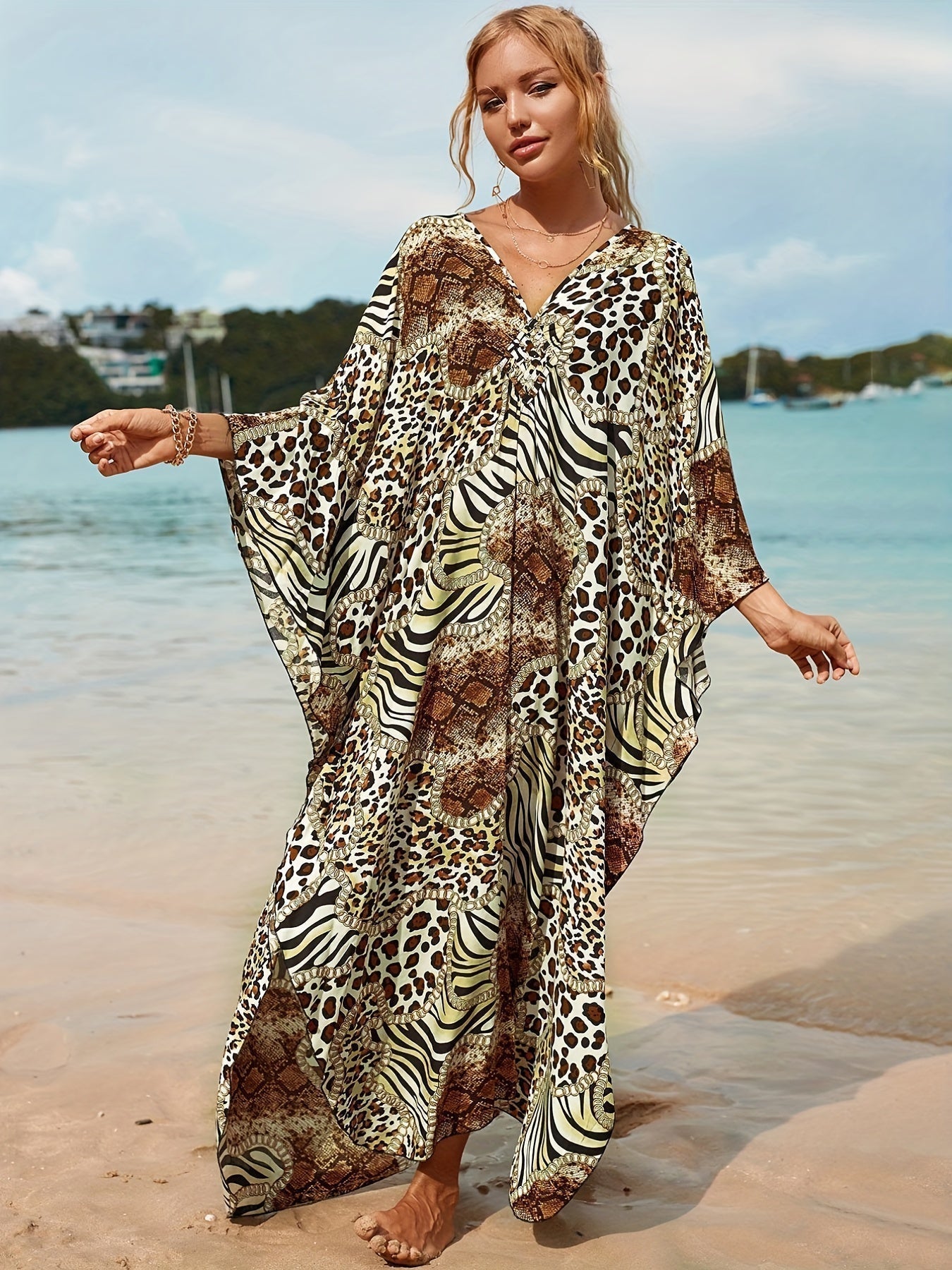 Amara - Wild Safari Beach Dress